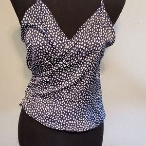 Blu PepperTie Cropped Spaghetti strap blouse